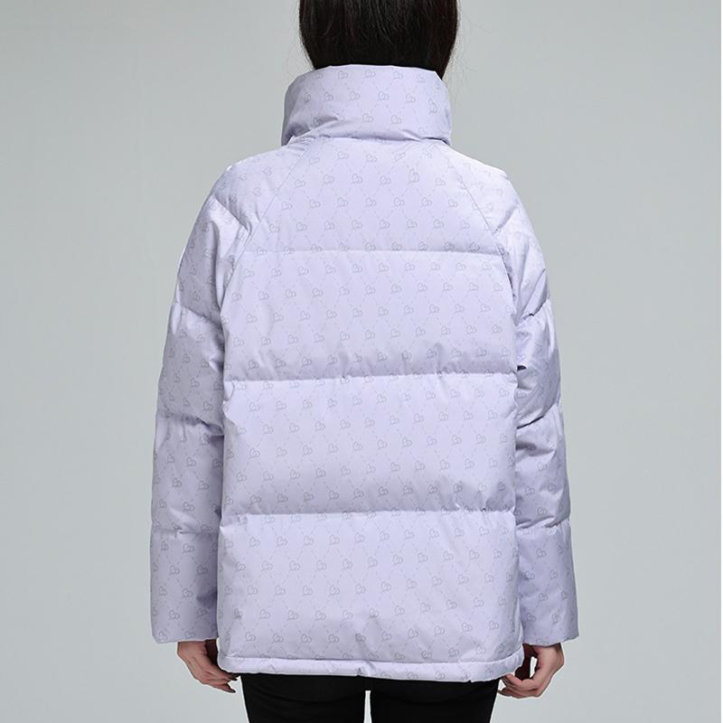 Jacket Women's Short Winter Thin Thickened Printed Collar Women's Jackets