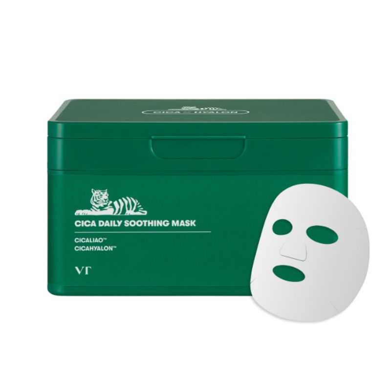 VT COSMETICS Cica Daily Soothing Sheet Mask 30 Sheets – Calming Hydration & Skin Comfort Care