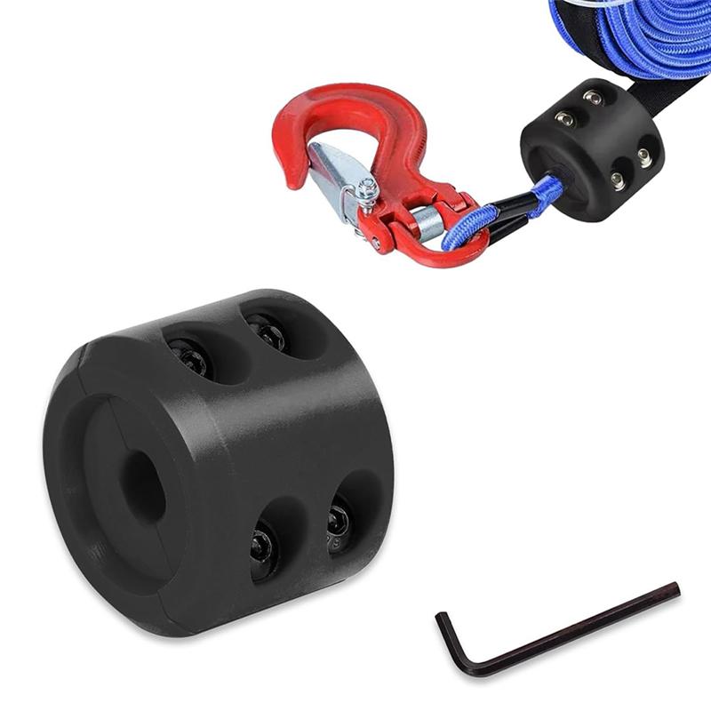 A03E-Universal Winch Cable Rubber Stopper,High-Performance Cable Protection, Automobile Modification For Trucks