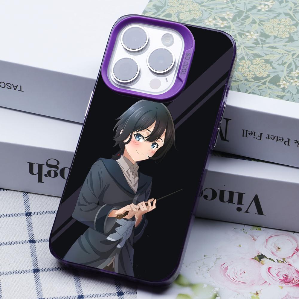 Wandering Witch Saya Phone Case for iPhone 17 16 15 14 13 12 11 X XR XS Air Pro Max Plus Purple Colorful Silver Cover
