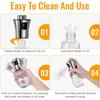 1 Pcs Air Fryer Oil Spray, 200 ML Oil and Vinegar Spray, Refillable Clear Oil Bottle Spray, Suitable for Cooking, Grilling Pasta
