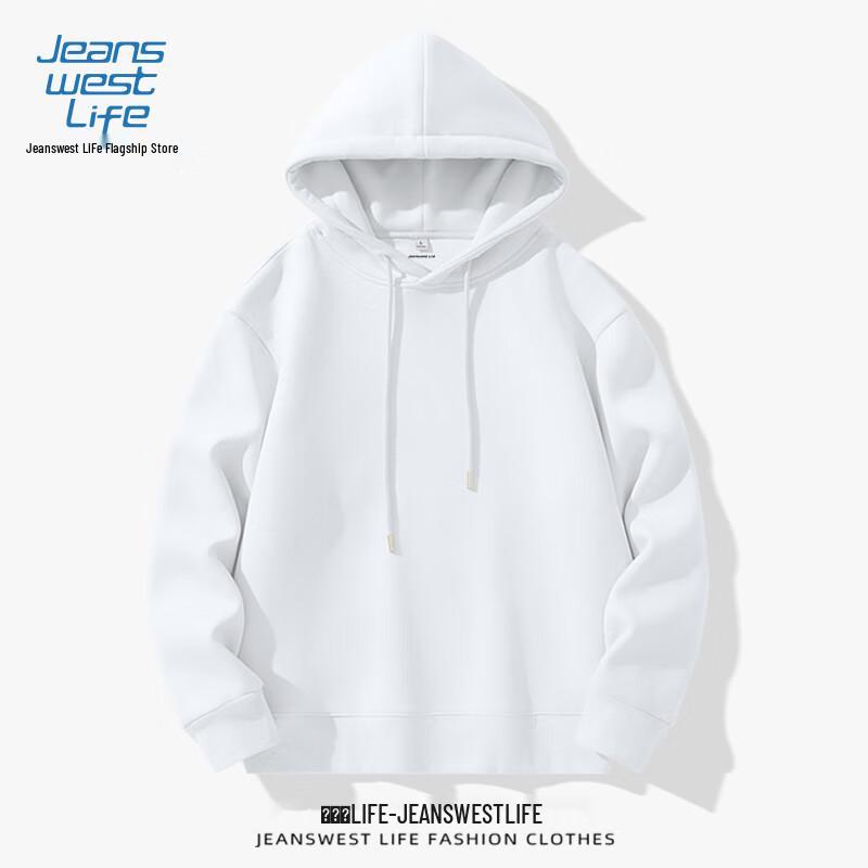JEANSWEST LIFE Men's 320g Heavyweight Hooded Sweatshirt
