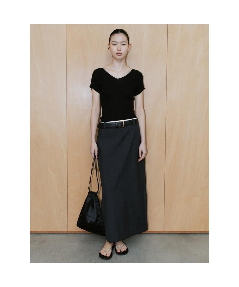 Diaepeocheo Delia Short Sleeve Knit Top Black (Ta6451A015)
