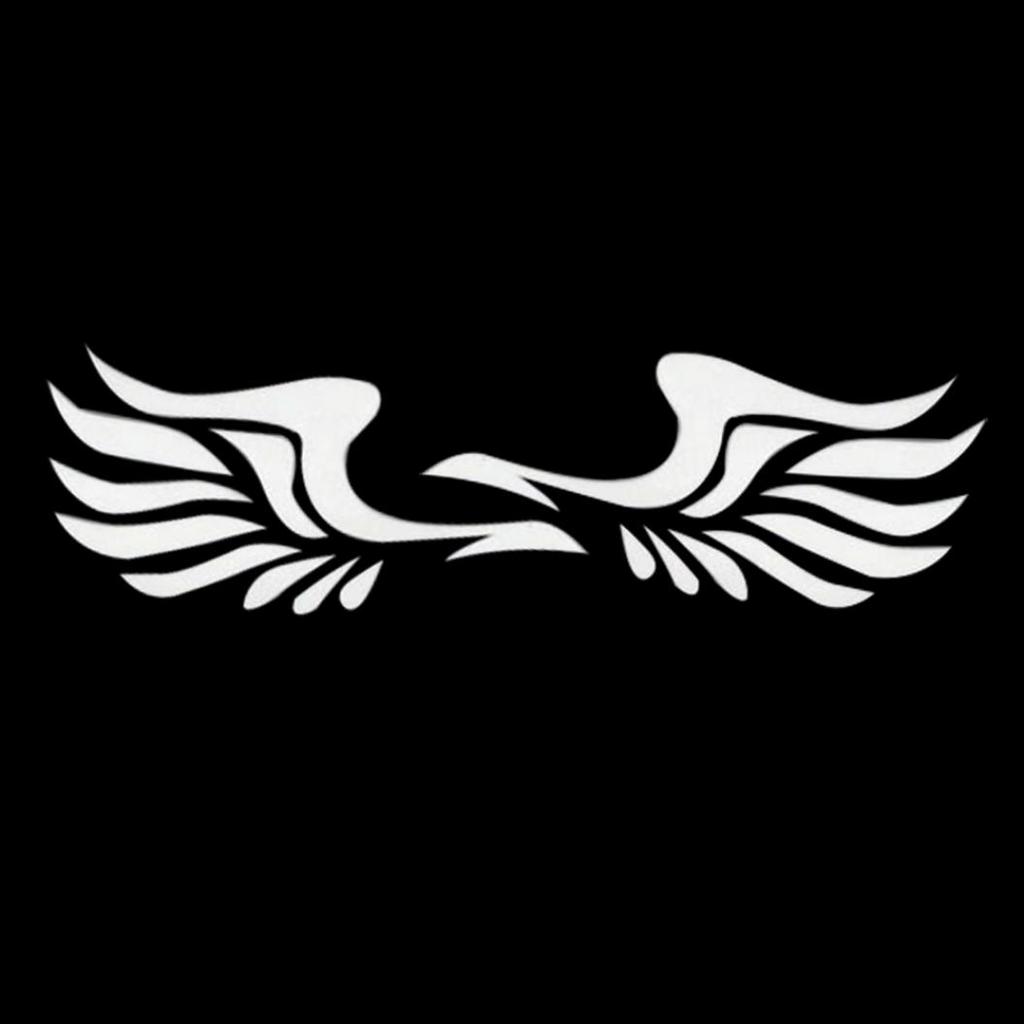 1 Pair Wing Style Car Truck Rearview Mirror Decal Reflective Sticker Decoration