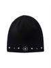 Lupeu Mini Silver Studded Beanie Black