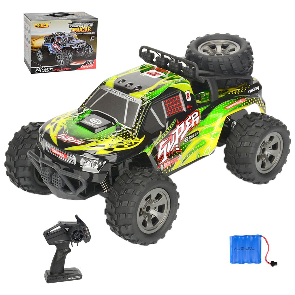 Buy 2.4GHz Remote Control Cars 1/18 2WD High Speed 20km/h RC Off Road