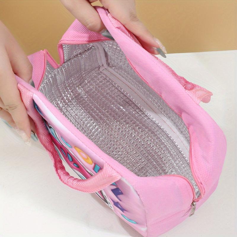 Lunch Bag, Oxford Cloth Bento Box Tote Bag, Hand Washable Portable Hot Meal Container Lunch Box Bag, Food Bag