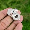 925 Sterling Silver Black Rutilated Quartz Stone Solitaire Bird New Ring Jewelry