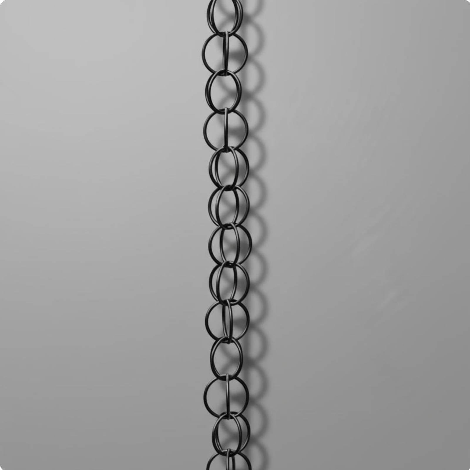 Rain Chain Elegant Design Decorative Receptacle