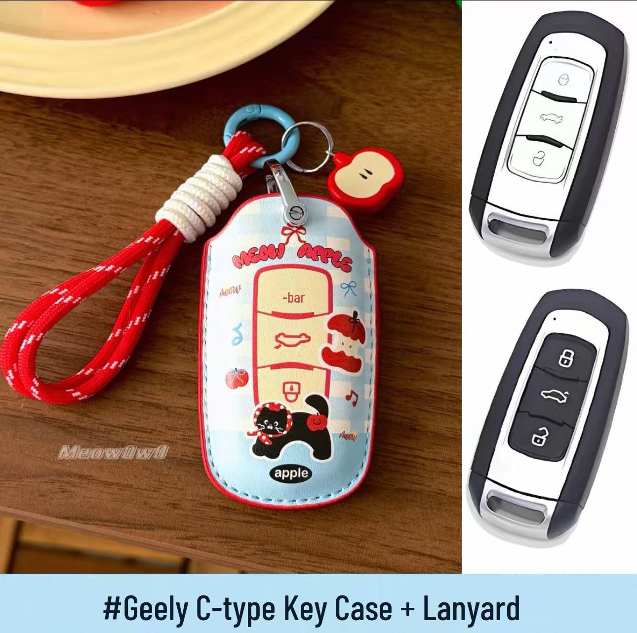 

Summer Sea Salt Apple Geely Panda Key Case - Knight Mini Kart Smart