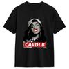 Unisexs Cardi B Vintage T Shirt Pure Cotton Clothes Awesome Short Sleeve Round Neck Tees Plus Size Tshirts