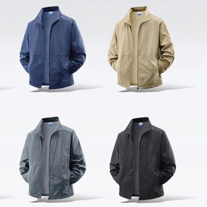 Taille XL 8XL Veste de cyclisme d'été SunSkin Hommes Outdoor Salle de sport Manteau de course Hommes Sports Protection solaire Randonnée Pêche Camping Veste