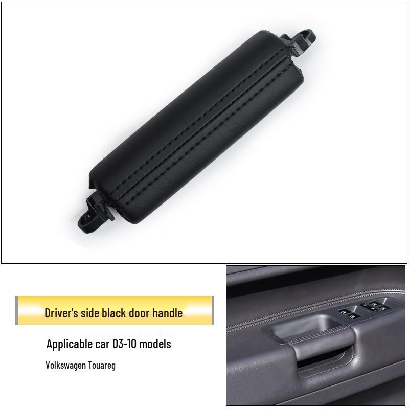 Volkswagen Touareg Black Front Left Driver's Door Handle with Inner Buckle