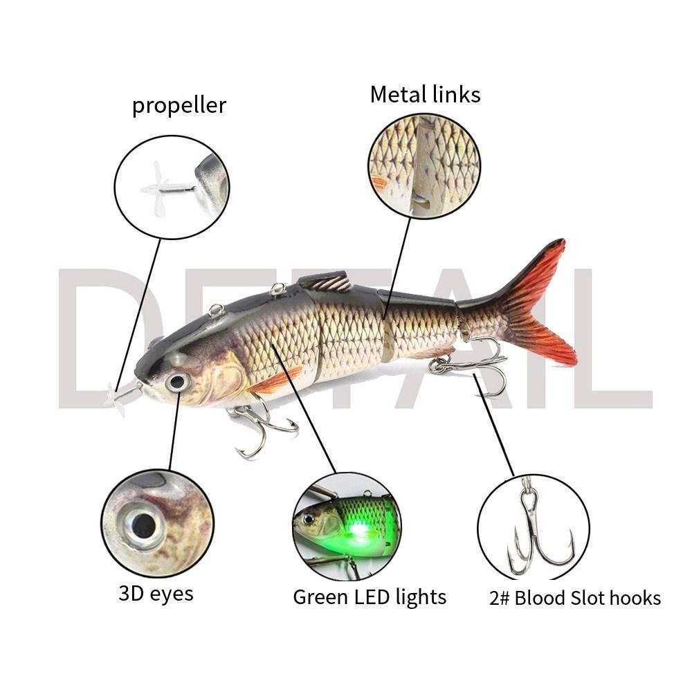 Bionic Fish Electric Lure Wobblers Swimbait Hard Fishing Lure  Freshwater Saltwater
