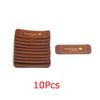 10PCS/PACK Leather Label Hot Stamped Clothing Classification Tags Gift Packaging Woven Products