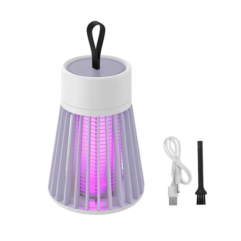 2-in-1 Electric Mosquito Killer Lamp USB LED Insect Trap Portable Bug Zapper for Bedroom Outdoor Camping Wasp Mosquito Control