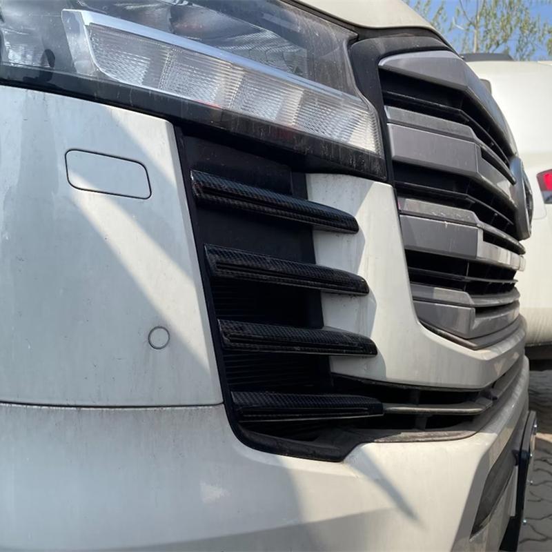 Auto Front Stoßstange Mitte Netz Gitter Streifen Dekoration Sequ Abdeckung Zierleiste Zubehör für Toyota Land Cruiser 300 LC300 - 2025