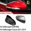 Carbon Look Side Wing Mirror Cover for VW Golf 7.5 MK7 7 GTD R GTI 6 Passat B7 CC Scirocco Polo 6R 6C MK6 Cap for Jetta 6 MKVI