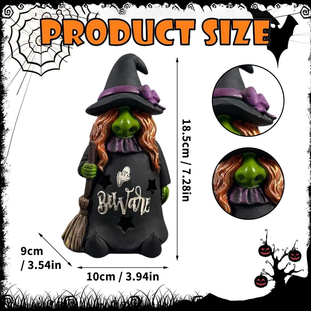 Halloween Dekoration Harz Ornament Kürbis Ornament Ornament Hexe Ornament Heimdekoration