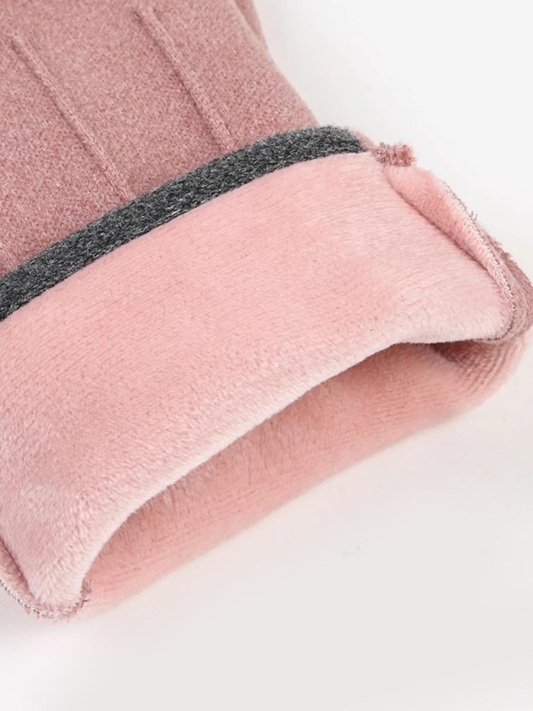 1 Pair German Velvet Winter Gloves for Men Women Touchscreen Windproof Cycling Driving Outdoor Sports Cold Resistant Work Gloves