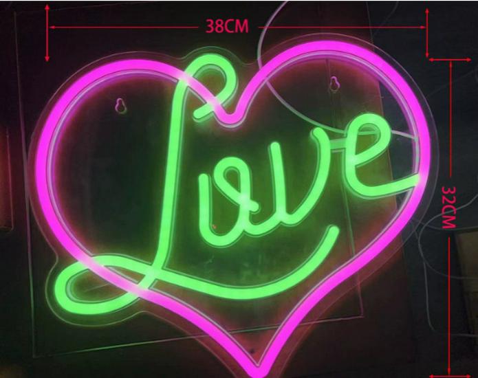 Cross-border LED Acrylic Neon Decorative Light for Game Atmosphere and Bar Wall Styling