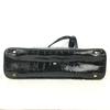 GENUINE CROCODILE SKIN KAIYO Handbag & Long Wallet Black Crocodile Leather Purse(USED)