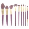 10Pcs Set Makeup Brush and Storage Bag Multi-Functional Makeup Brush Set Soft Fur Eyeshadow Powder Concealer Beauty Brushes