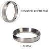 6 Magnetic Espresso Coffee Dosing Ring Dosing Funnel Stainlness Steel with 6 Magnets Fits 51/54/58/mm Portafilter Barista Tools