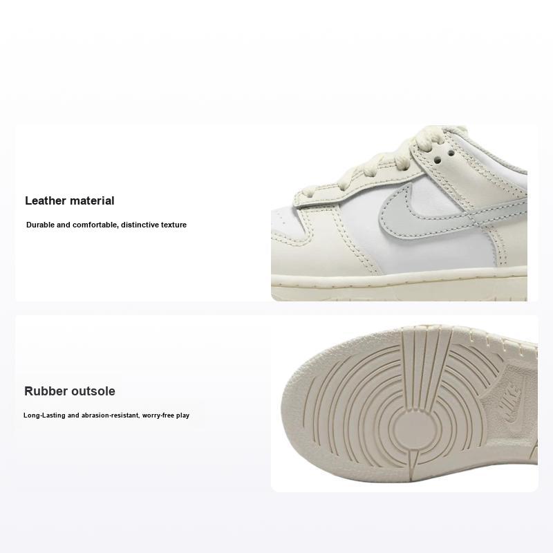 Кроссовки Nike Dunk Low PS Phantom Light Silver Детские Кремово-белые FB9108-109 28