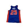 Nike NBA Icon Edition Jersey Pistons #25 Derrick Rose Basketball Vest Men Sports Tops Blue 864473-404