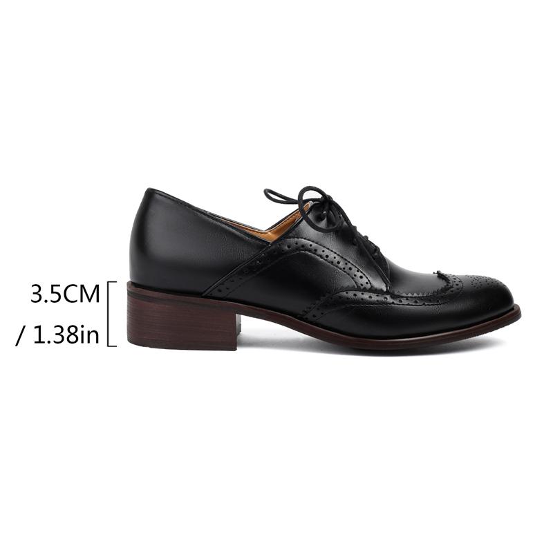 Neue Pumps im britischen Stil, Retro-Brogue-Schuhe für Damen, Frühling, runde Zehenpartie, Kreuzschnürung, Oxfords, Freizeitschuhe, Sapatos Chaussures
