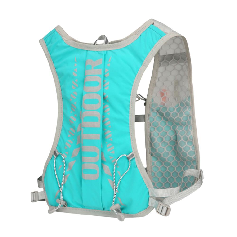Running Vest for Women Men Lightweight Hydration Runner Vest with 500ml Soft Flask Adjustable Chest Straps Reflective Backpack