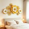 Metal Flower Wall Decor Layered Art Sturdy for Entryway