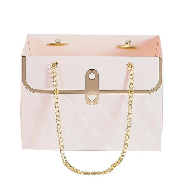 

5шт Цветочная бумажная коробка Букет Портативное ведро для хранения Флористическая сумка Рождественский подарок