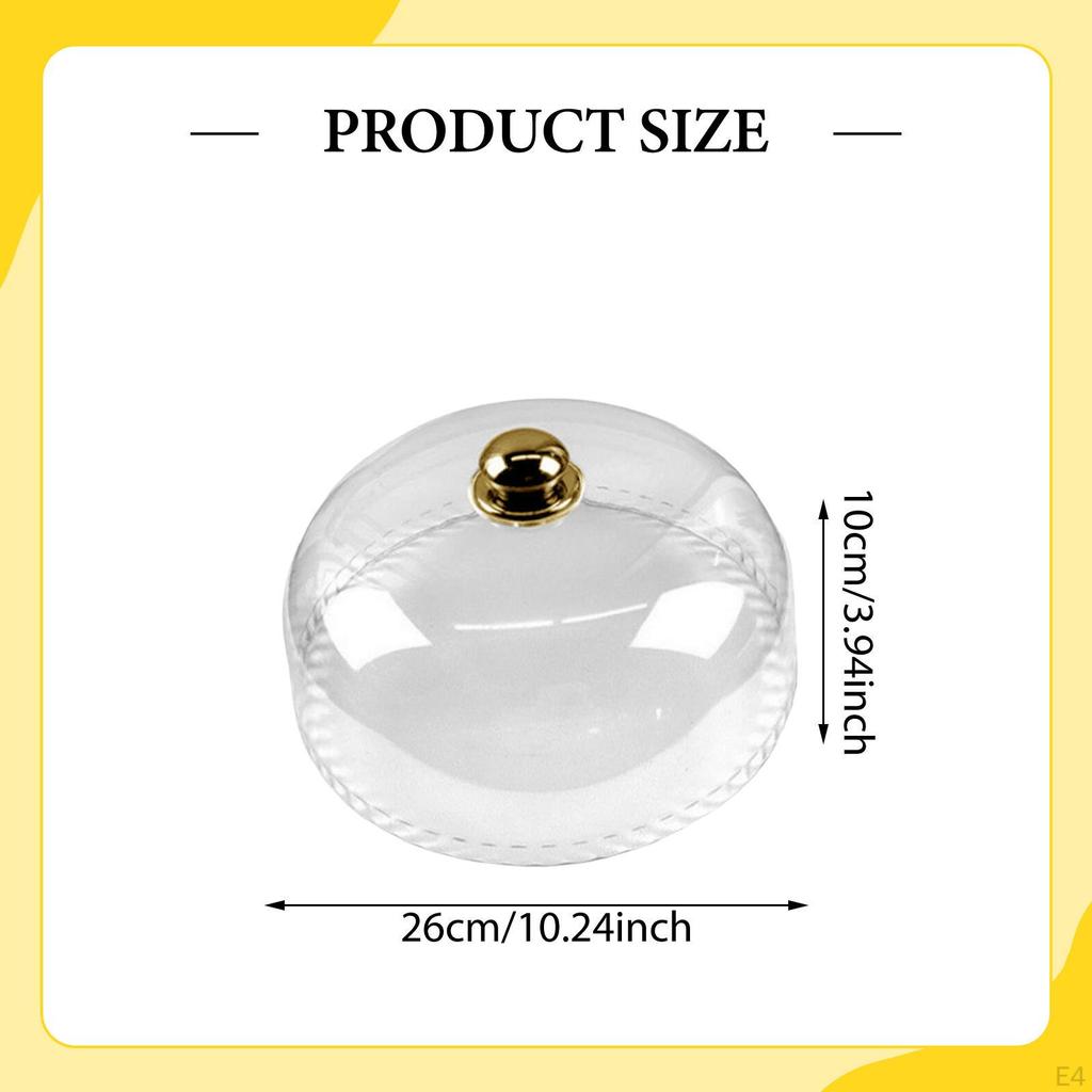 Food Cover Dust Keep Your Serving Plate Dish Dome Protector for Home Birthday Wedding