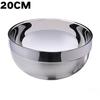 ZISIZ 304 Stainless Steel Double-Layer Insulated Bowl