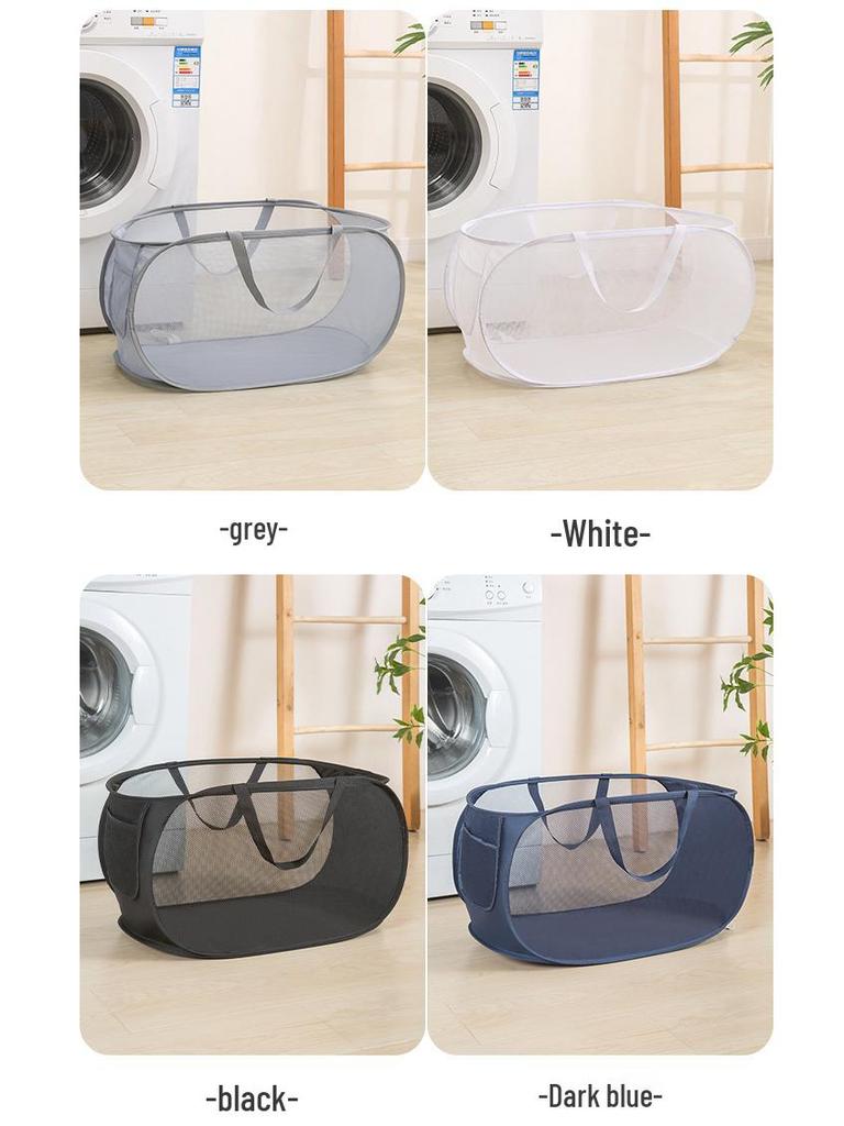 Faltbarer Wäschekorb und Aufbewahrungskorb – Sport Badminton Netz Wäschebeutel