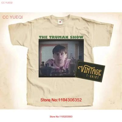 The Truman Show T SHIRT Poster Vintage Natural Sizes S To 5XL Vintage Washed Graphic Designer Clothes Stretched Breathable