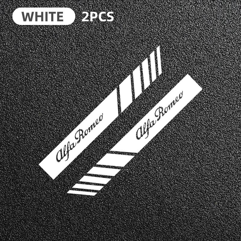

For Alfa Romeo 2Pcs Rearview Mirror Sticker For Alfa Romeo Mito Brera 147 Giulietta 159 156 Stelvio Sportiva Giulia Car Styling