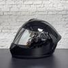 ORZ-Night Vision Single Lens Full Face Helmet Lightweight Breathable Motorcycle Racing Anti Glare Night Riding Crash Helmet