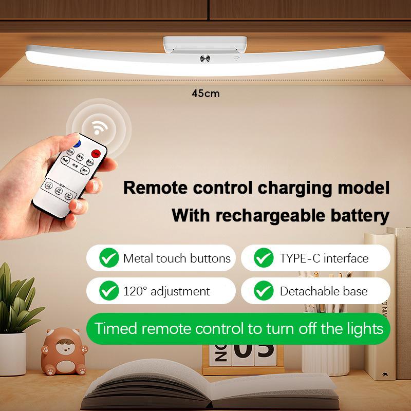 Desk Lamp Hanging Magnetic Table Lamp Led Usb Rechargeable Stepless Dimming Cabinet Closet Wardrobe Night Light