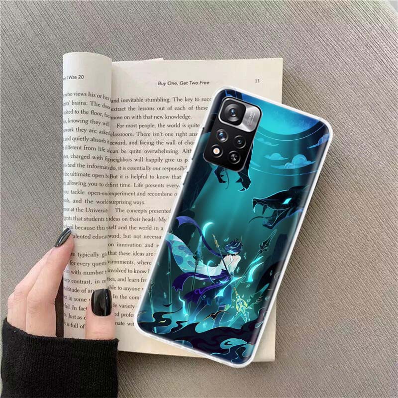 Xiao Genshin Impact Phone Case For Xiaomi Poco X4 F4 GT X3 NFC X5 X6 X7 Pro 5G M5 M5S M3 F5 Mi F6 F3 F2 F1 Cover Coque Fundas TP