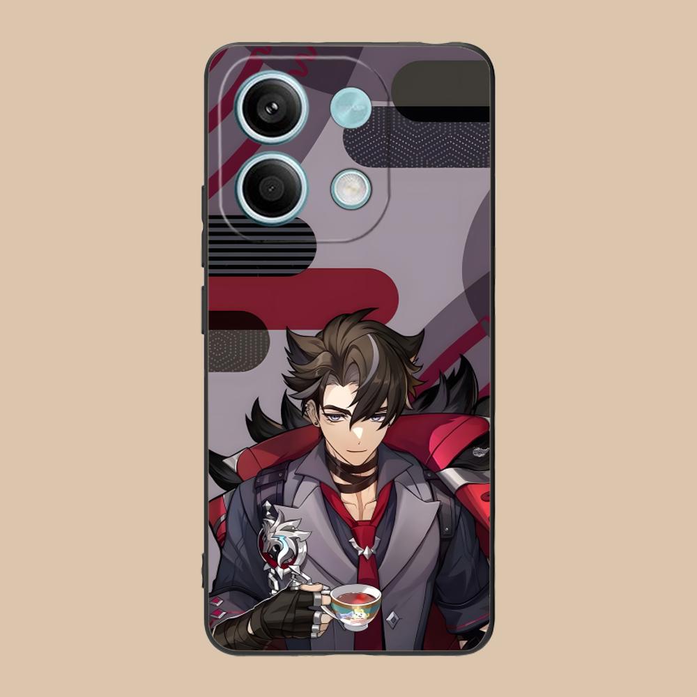 Game GI Wriothesley Matte TPU Mobile Phone Case for Xiaomi 15 14 13 12 Mi 11 T Ultra Lite Pro S X 5G Colorful Printing Cover
