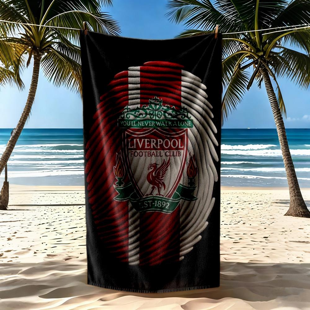 Liverpool Football Club Beach Towel High Absorbency Quickdry Comfortable Lightweight