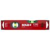 SOLA LSX10 X PRO Aluminum Box Profile Spirit Level with 2 60% Magnification Vials, 10-inch, Red