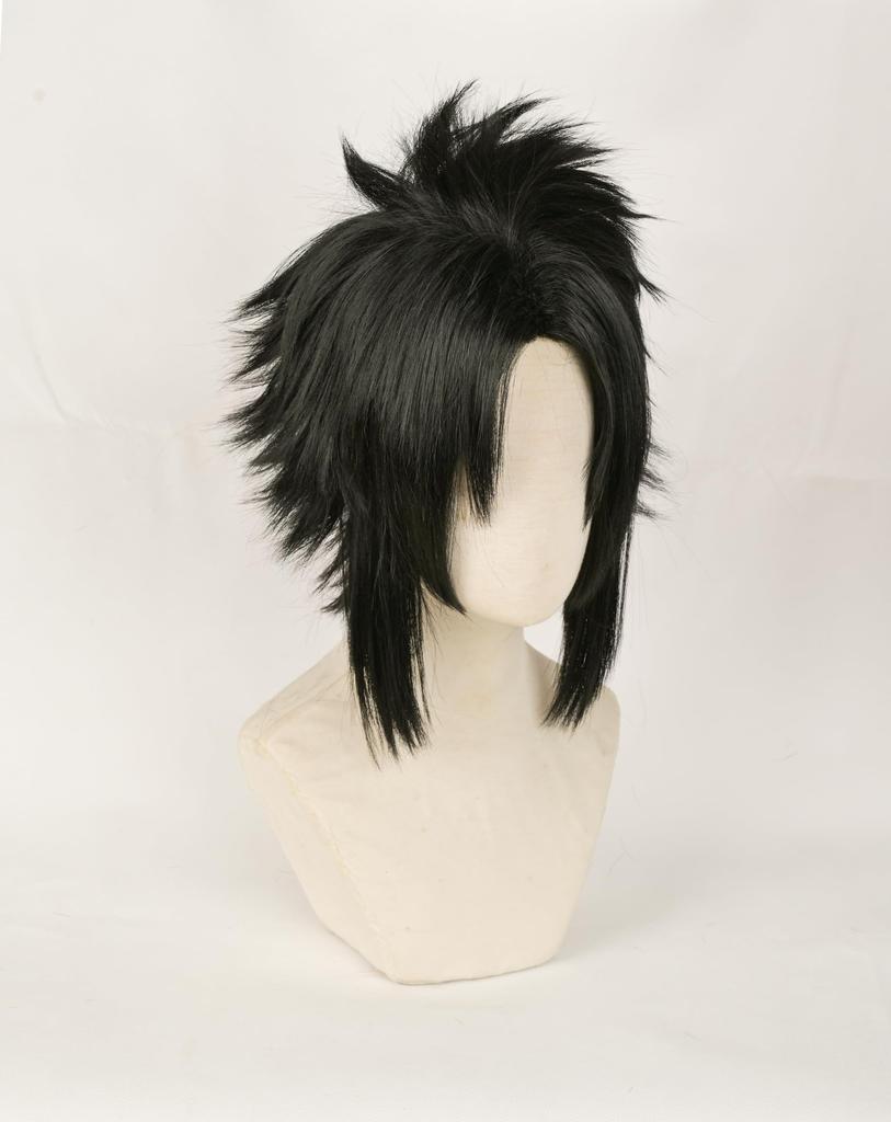 SUNXXCOS Naruto Cosplay Wig, Heat-Resistant, Costume Accessory (Uchiha Sasuke)