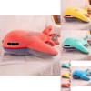 Plush Airplane Toy Soft Crystal Fabric Stuffed Toy Cartoon Airplane Pillow