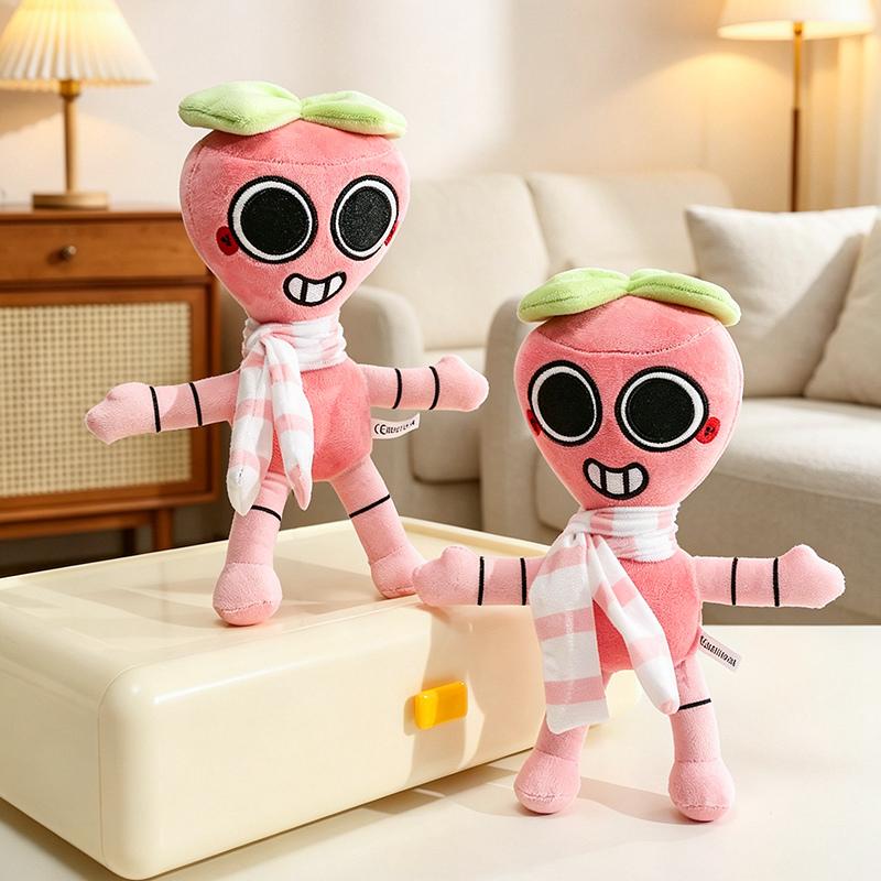 Giocattoli Peluche Carini Dandy World Gioco Zucca Fragola Bella Fata Bambola Imbottita Regali per la Festa di Halloween Giocattoli per Decorazione della Stanza