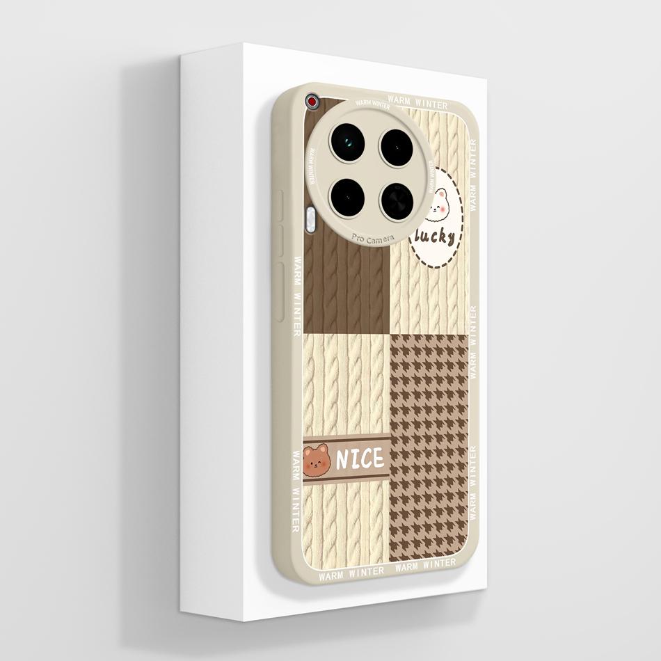 Case For Tecno Camon 30 Pro Premier Back Cover Cute Panda Full Coverage Funda Soft Liquid Silicone Phone Cases For Camon30 4G 5G