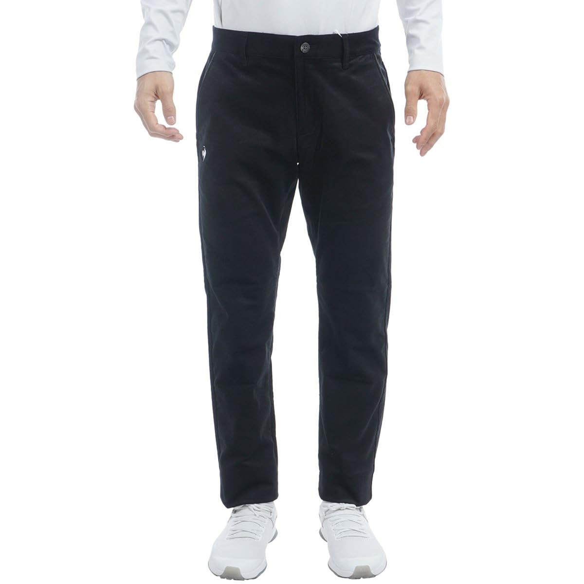 

Брюки для гольфа Coq Sportif, вельветовые водоотталкивающие длинные брюки, простые гольфы LG4FLP02M BK00 [Le Golf] [Stretch Force] мужские (черный)